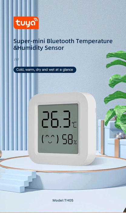 Tuya Mini LCD Temperature & Humidity Sensor - MITANCO