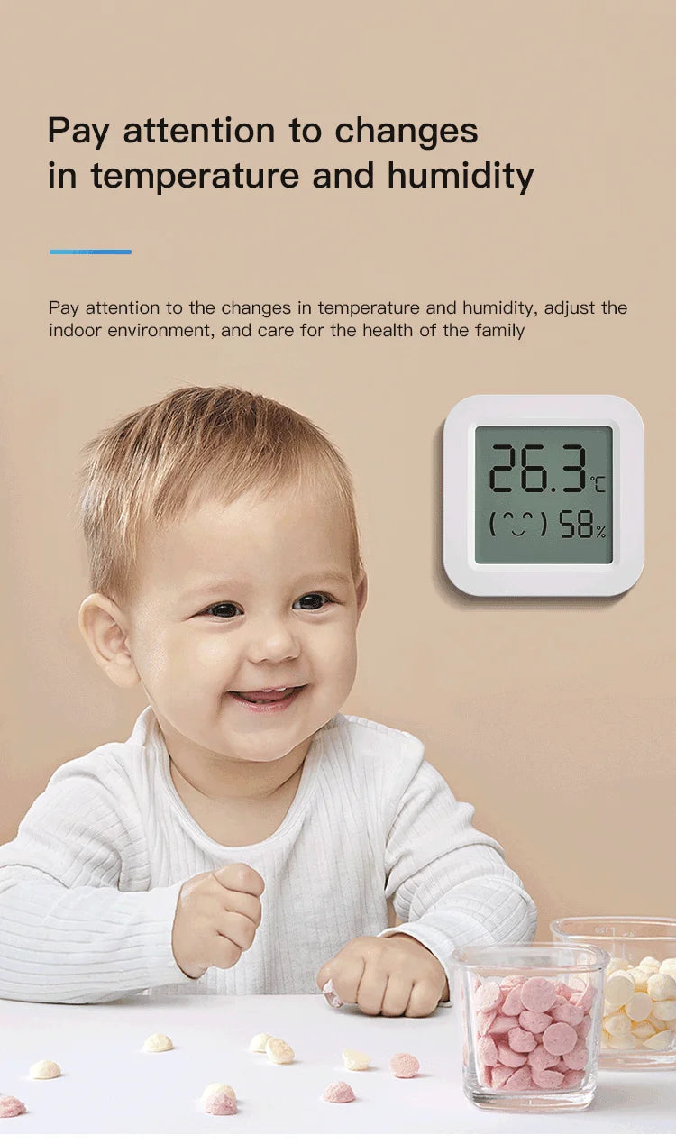 Tuya Mini LCD Temperature & Humidity Sensor - MITANCO