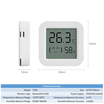 Tuya Mini LCD Temperature & Humidity Sensor - MITANCO