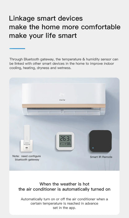 Tuya Mini LCD Temperature & Humidity Sensor - MITANCO