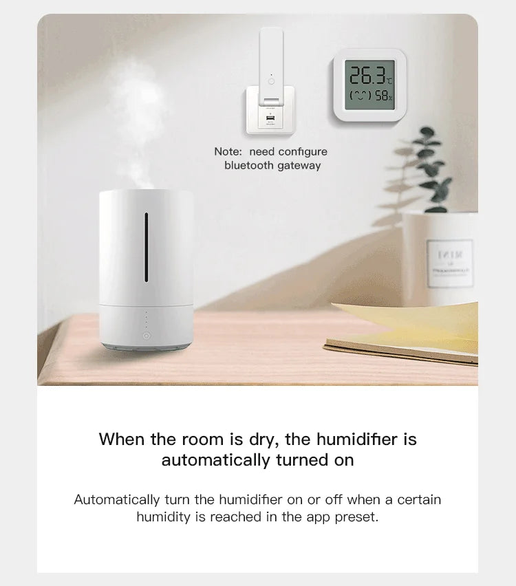 Tuya Mini LCD Temperature & Humidity Sensor - MITANCO