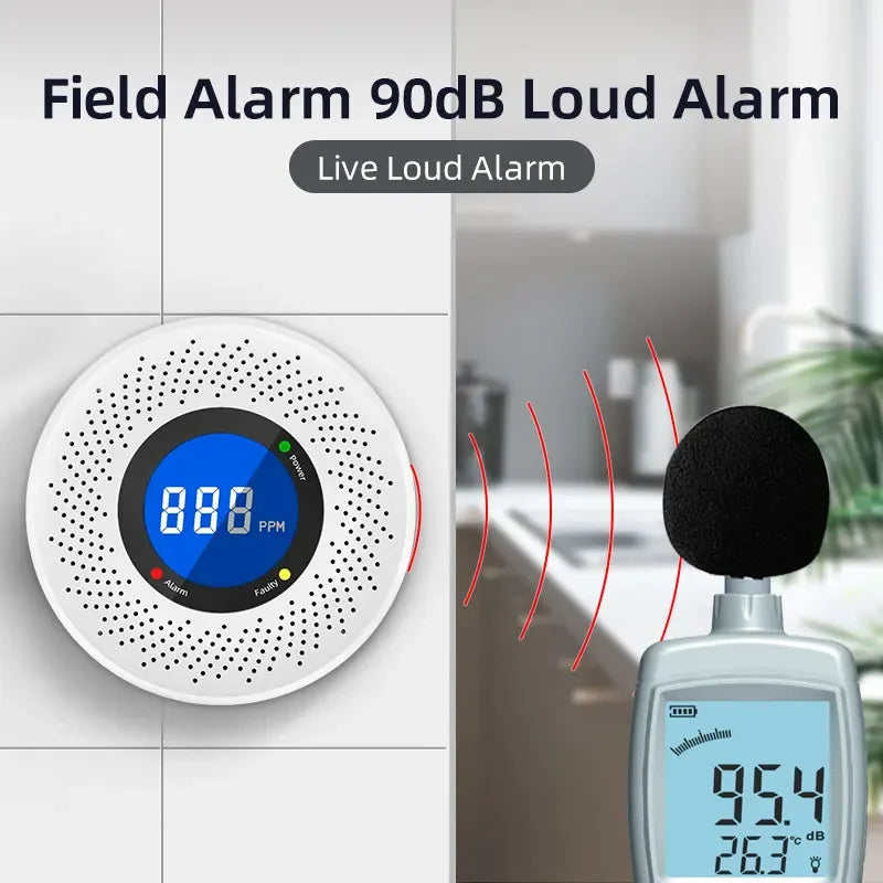 Standalone Carbon Monoxide Detector with Screen Display - MITANCO