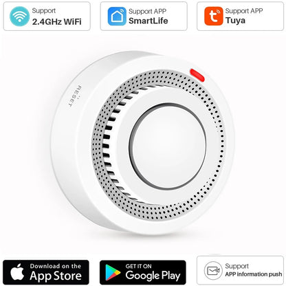 WiFi Tuya Smart Smoke Detector Sensor - MITANCO