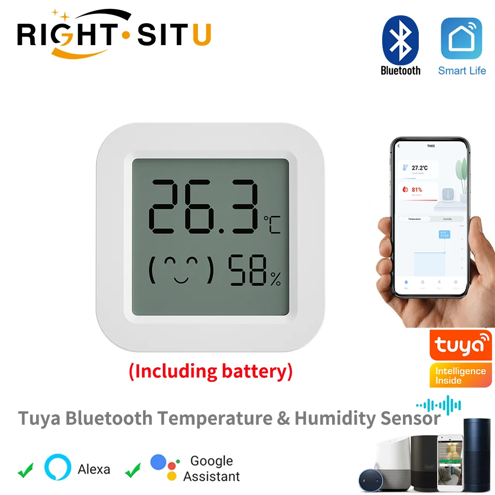 Tuya Mini LCD Temperature & Humidity Sensor - MITANCO