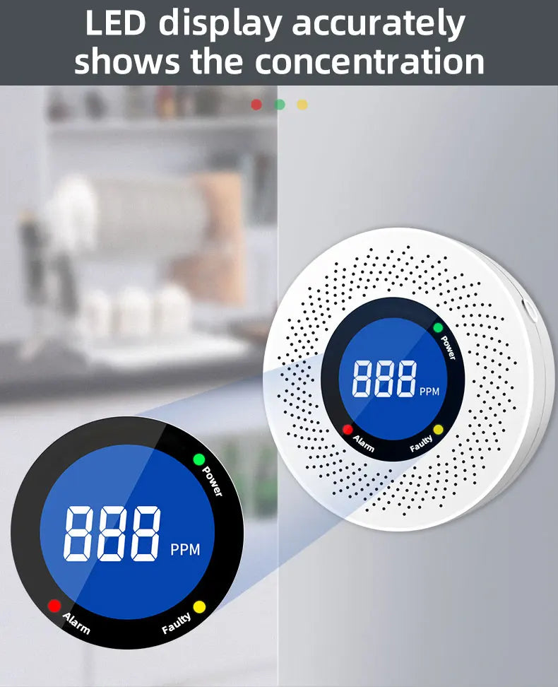 Standalone Carbon Monoxide Detector with Screen Display - MITANCO