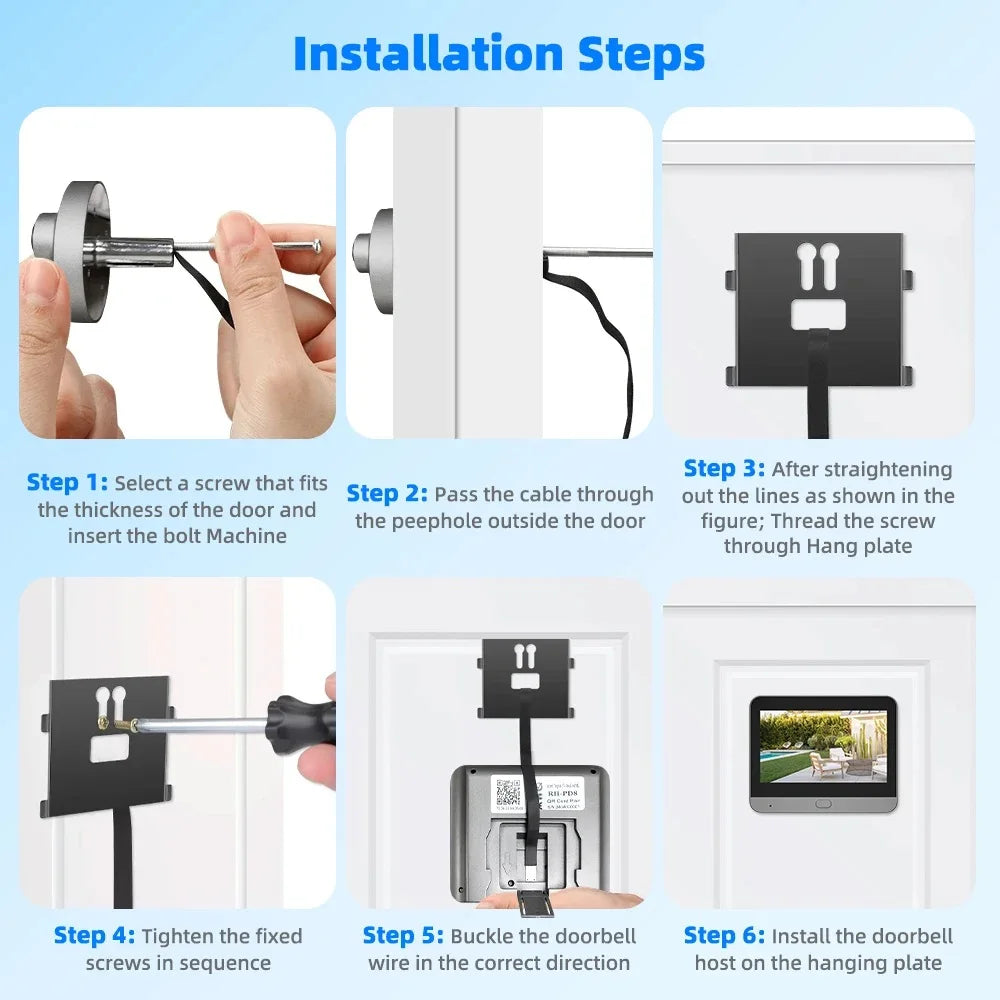 Tuya 4.3” LCD Peephole Door Camera - MITANCO