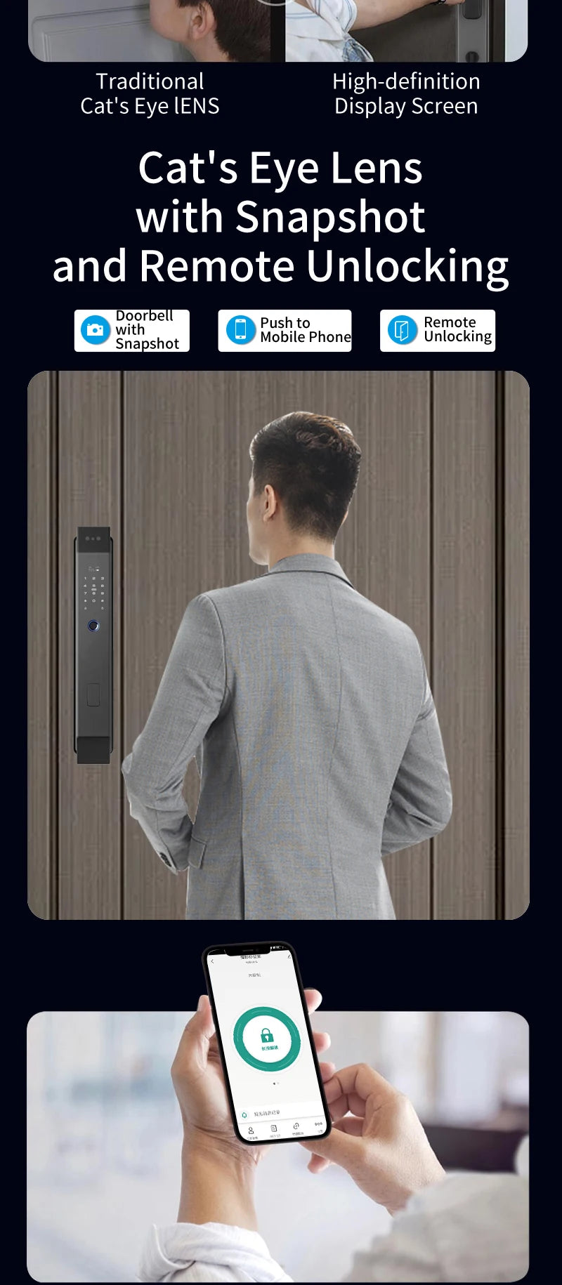 Smart Door Lock with Face Recognition &amp; Advanced Security - MITANCO