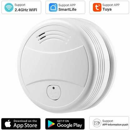 Tuya Smart WiFi Smoke Detector Sensor - MITANCO