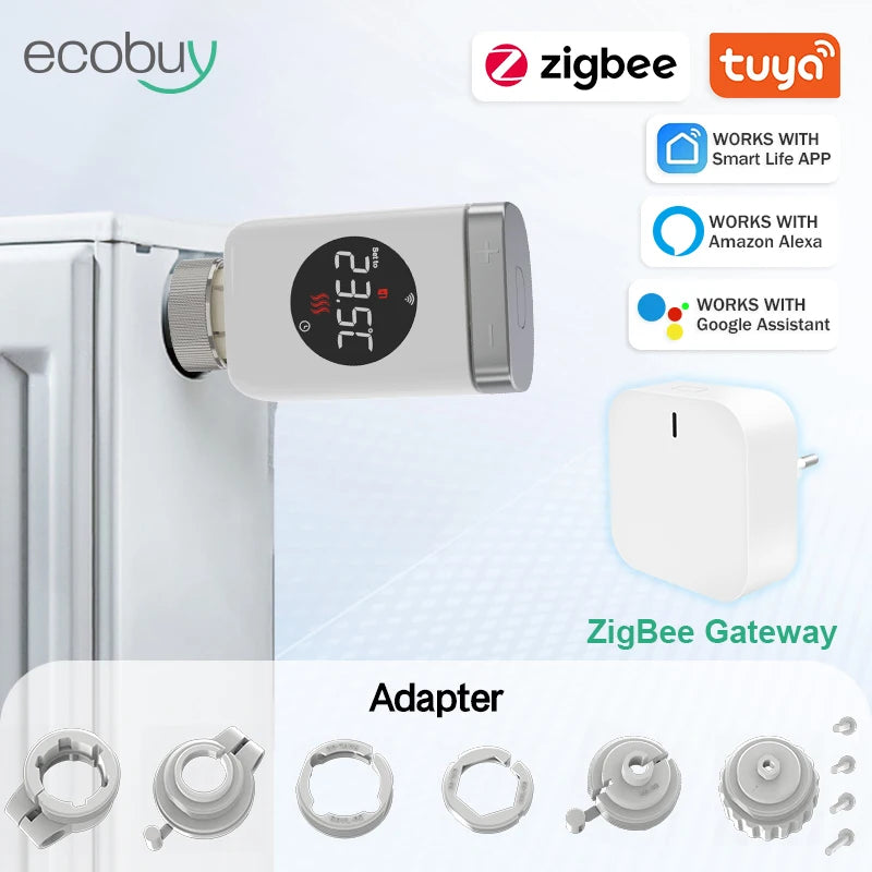 Tuya Zigbee 3.0 Smart Thermostatic Radiator Valve (TRV801Z) - MITANCO