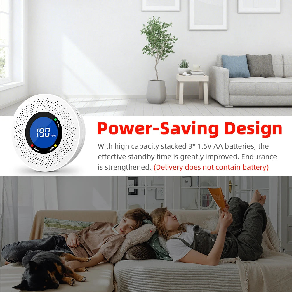 Standalone Carbon Monoxide Detector with Screen Display - MITANCO