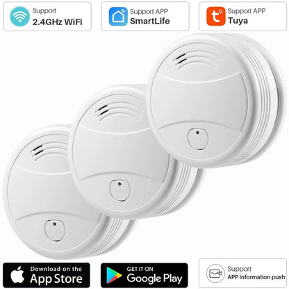 Tuya Smart WiFi Smoke Detector Sensor - MITANCO