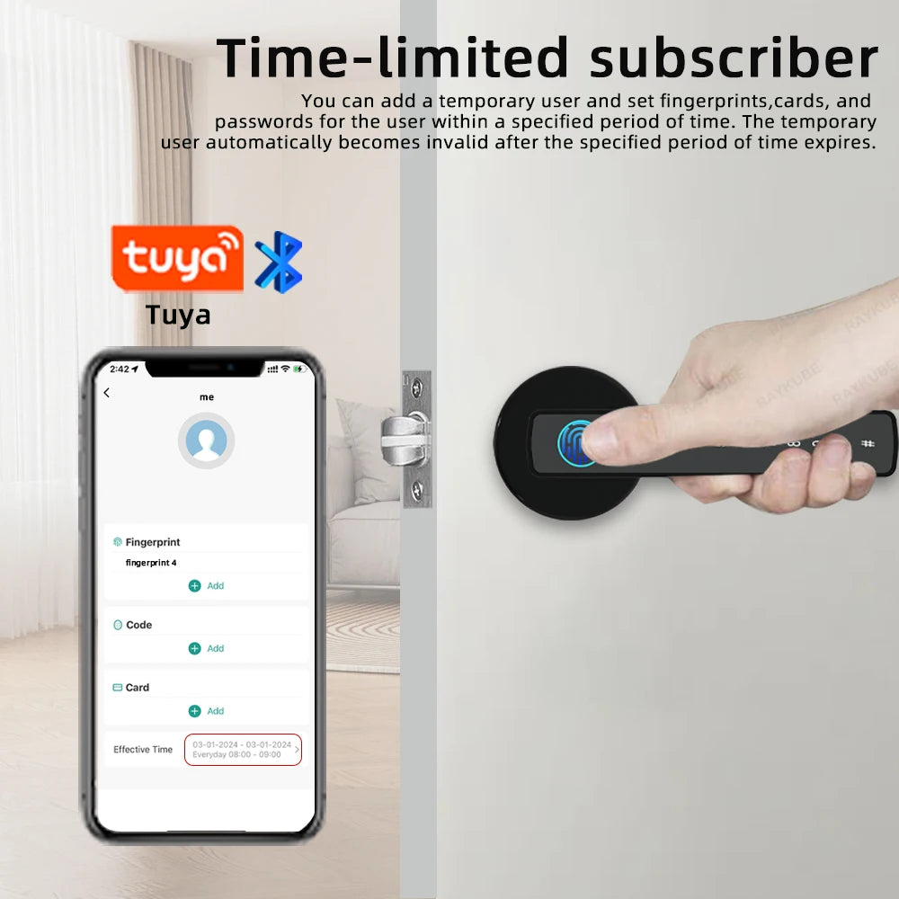 Smart Bluetooth Door Lock Tuya BLE - MITANCO