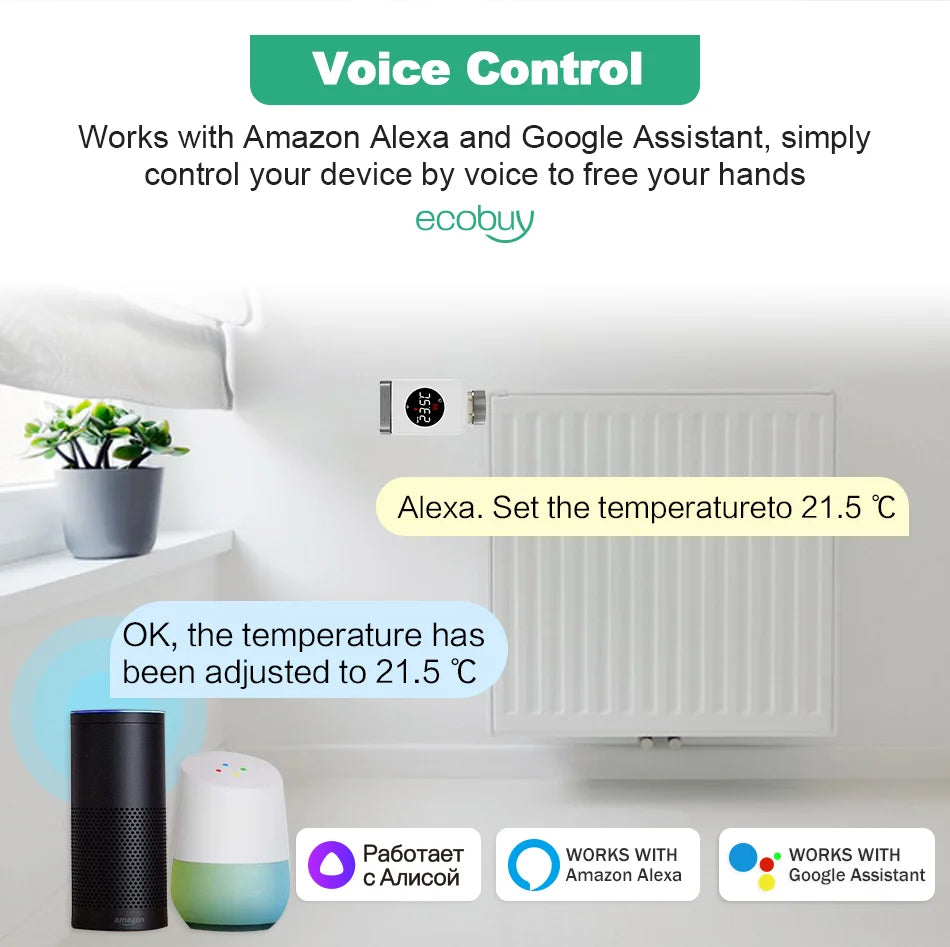 Tuya Zigbee 3.0 Smart Thermostatic Radiator Valve (TRV801Z) - MITANCO