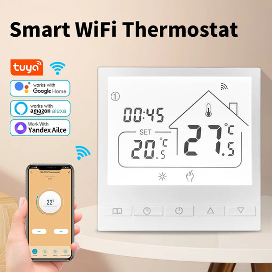 Smart Tuya WiFi Thermostat – Effortless Comfort Control - MITANCO