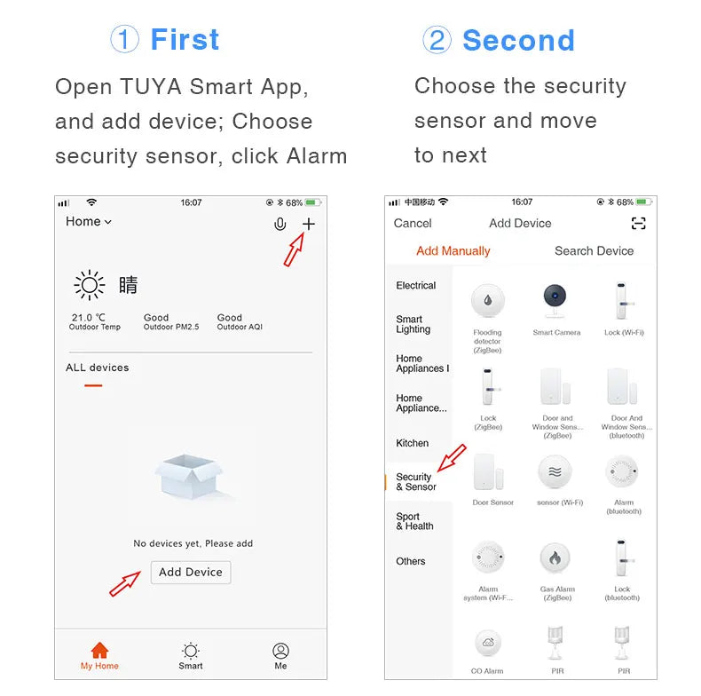 WiFi Tuya Smart Smoke Detector Sensor - MITANCO