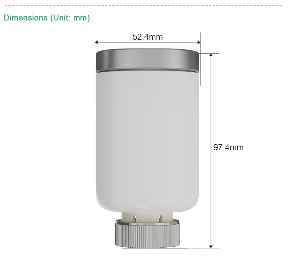 Tuya Zigbee 3.0 Smart Thermostatic Radiator Valve (TRV801Z) - MITANCO