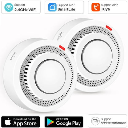 WiFi Tuya Smart Smoke Detector Sensor - MITANCO